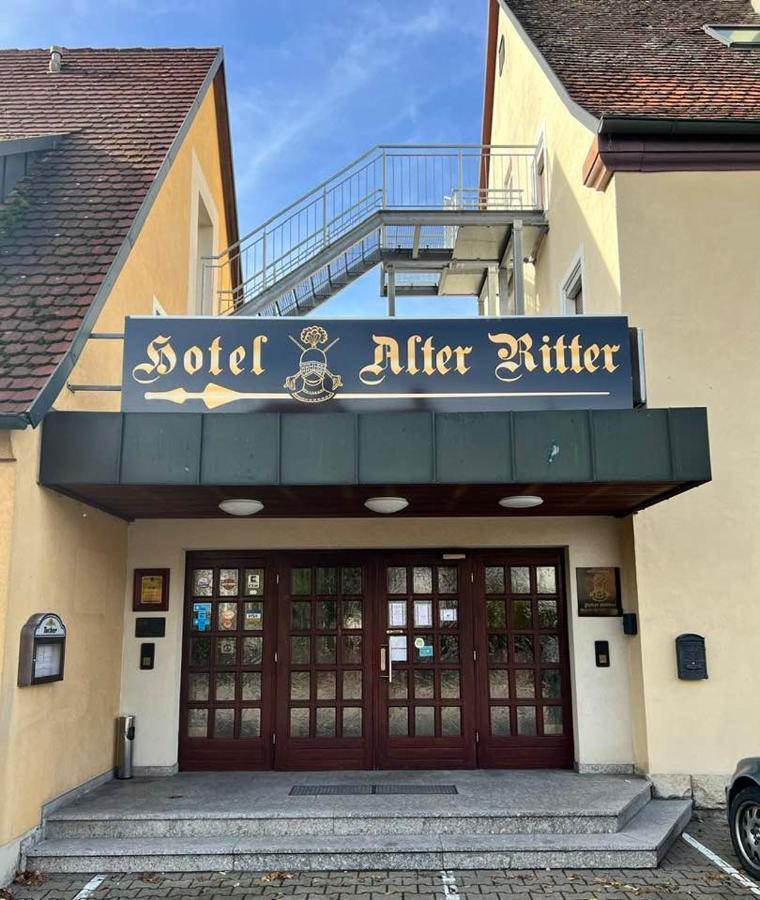 Hotel-Gasthof "Alter Ritter" Rothenburg ob der Tauber Bagian luar foto