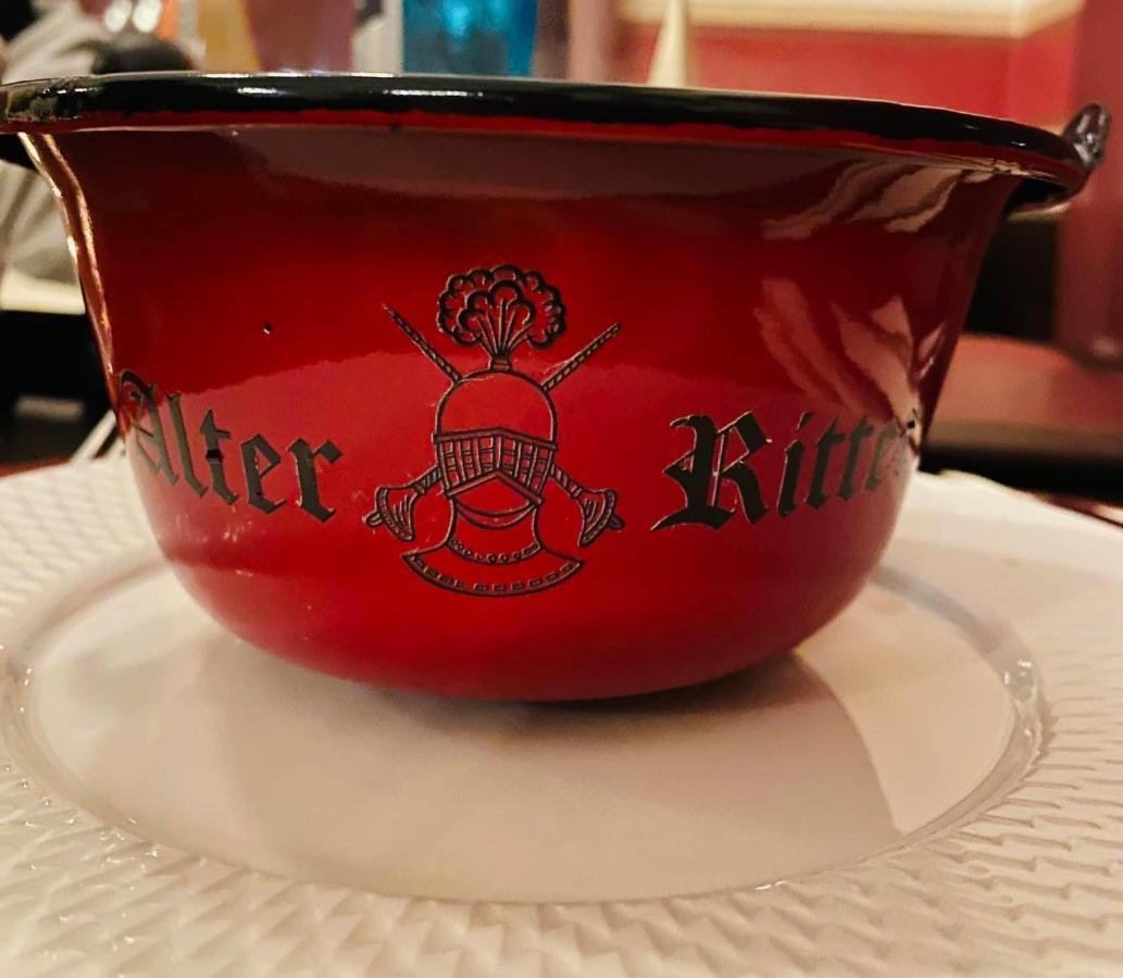 Hotel-Gasthof "Alter Ritter" Rothenburg ob der Tauber Bagian luar foto